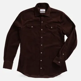 The Brown Crockett Corduroy Western Custom Shirt