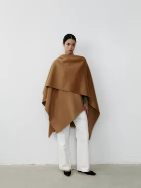 THE CASHMERE CAPE - CAMEL