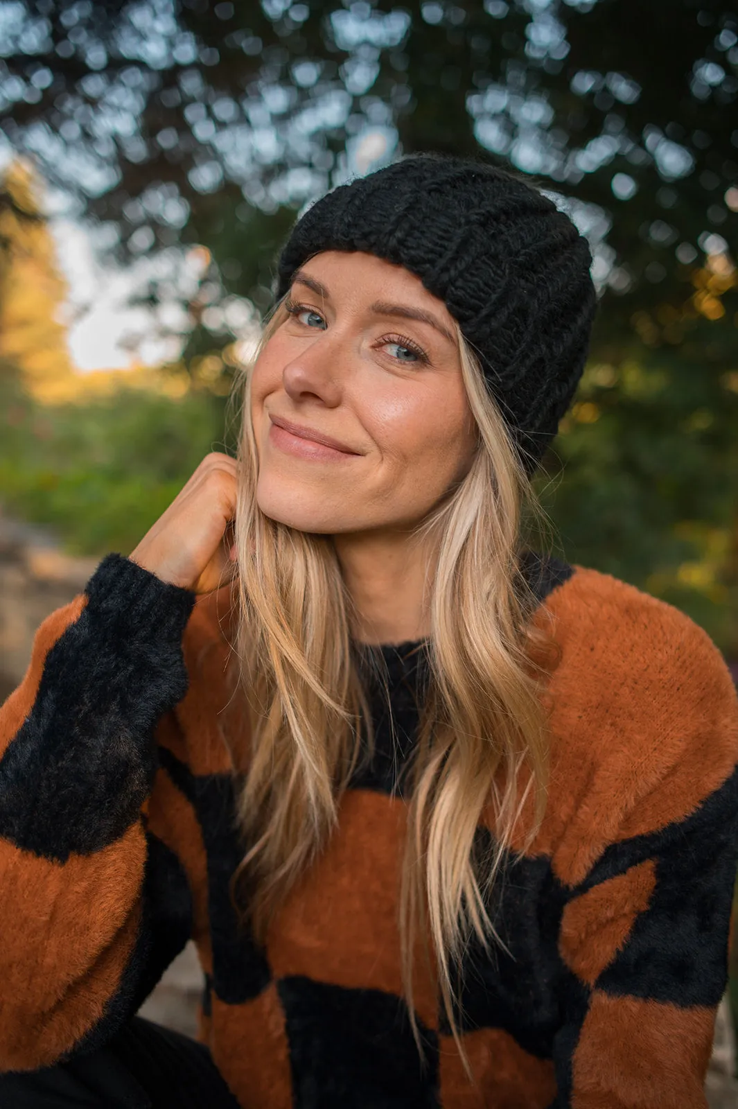 The Montana Chunky Knit Toque - Black