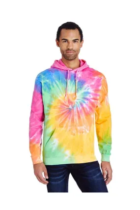 Tie-Dye CD877: Adult 8.5 oz. Tie-Dyed Pullover Hood