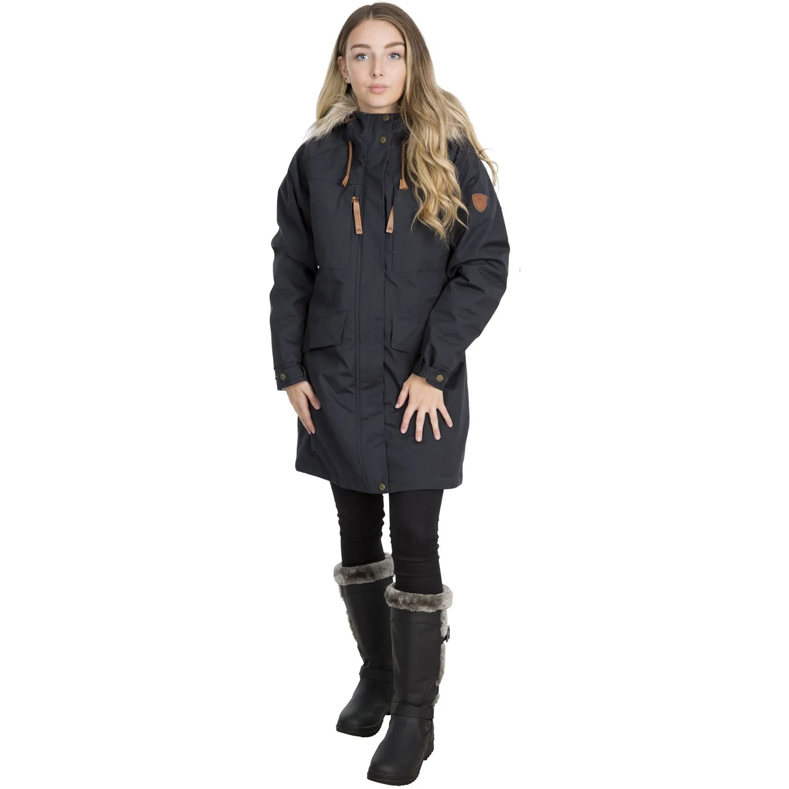 Trespass Womens Faithfull Waterproof Parka Jacket