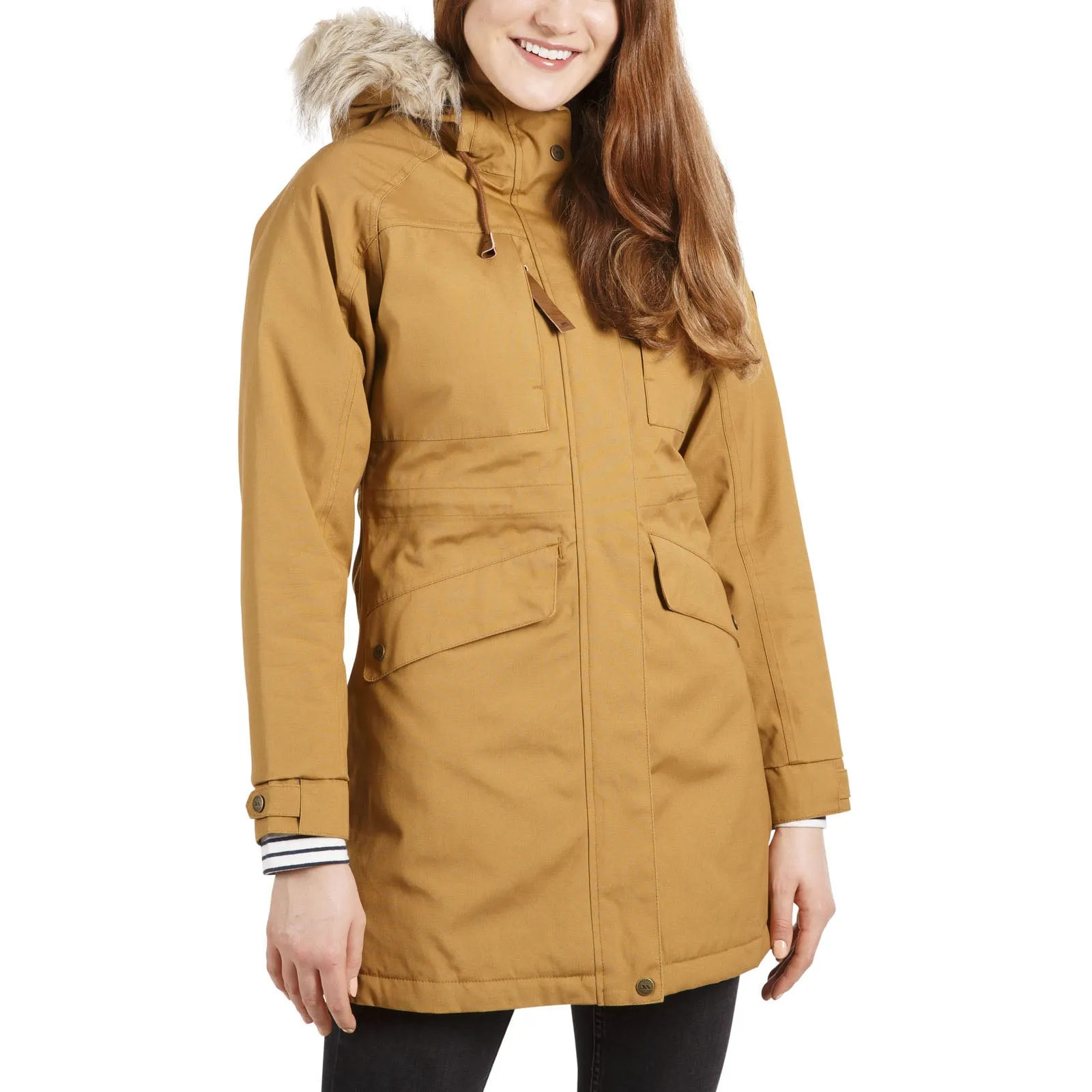 Trespass Womens Faithfull Waterproof Parka Jacket