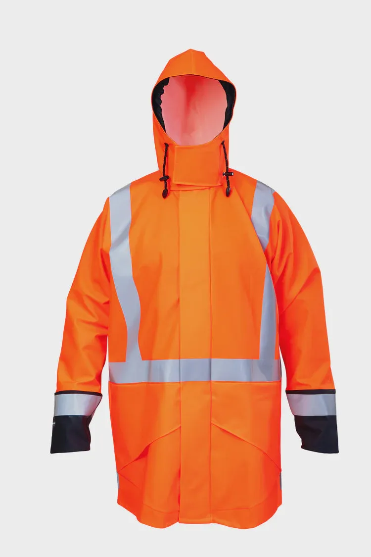 Tufflex Unlined Hi Vis Parka with Ref Tape -  TFH770