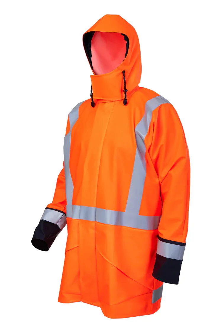 Tufflex Unlined Hi Vis Parka with Ref Tape -  TFH770