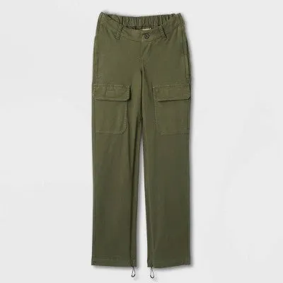 Universal Thread Women's Adaptive Utility Cargo Pants Loose Relaxed Side Zipper