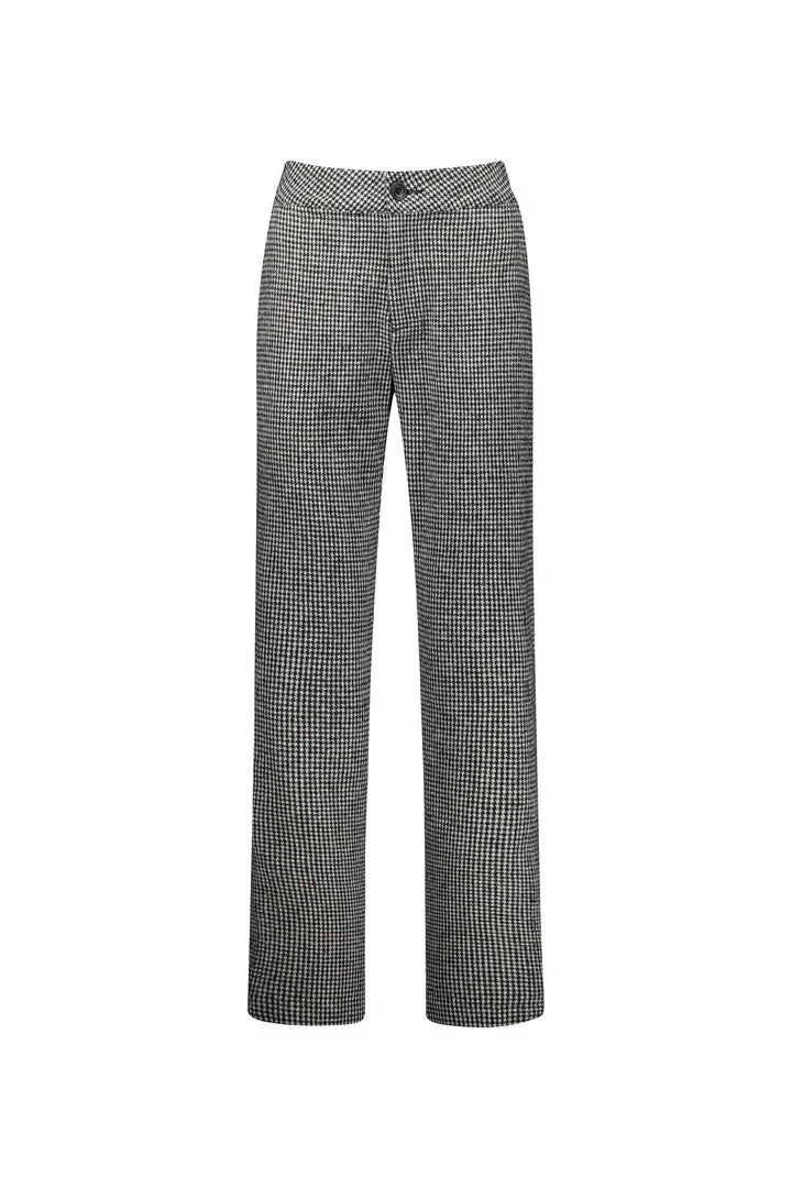 Vassalli Houndstooth Slim Leg Dress Pant