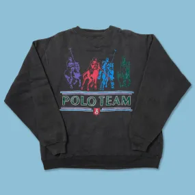 Vintage Polo Team Sweater Large