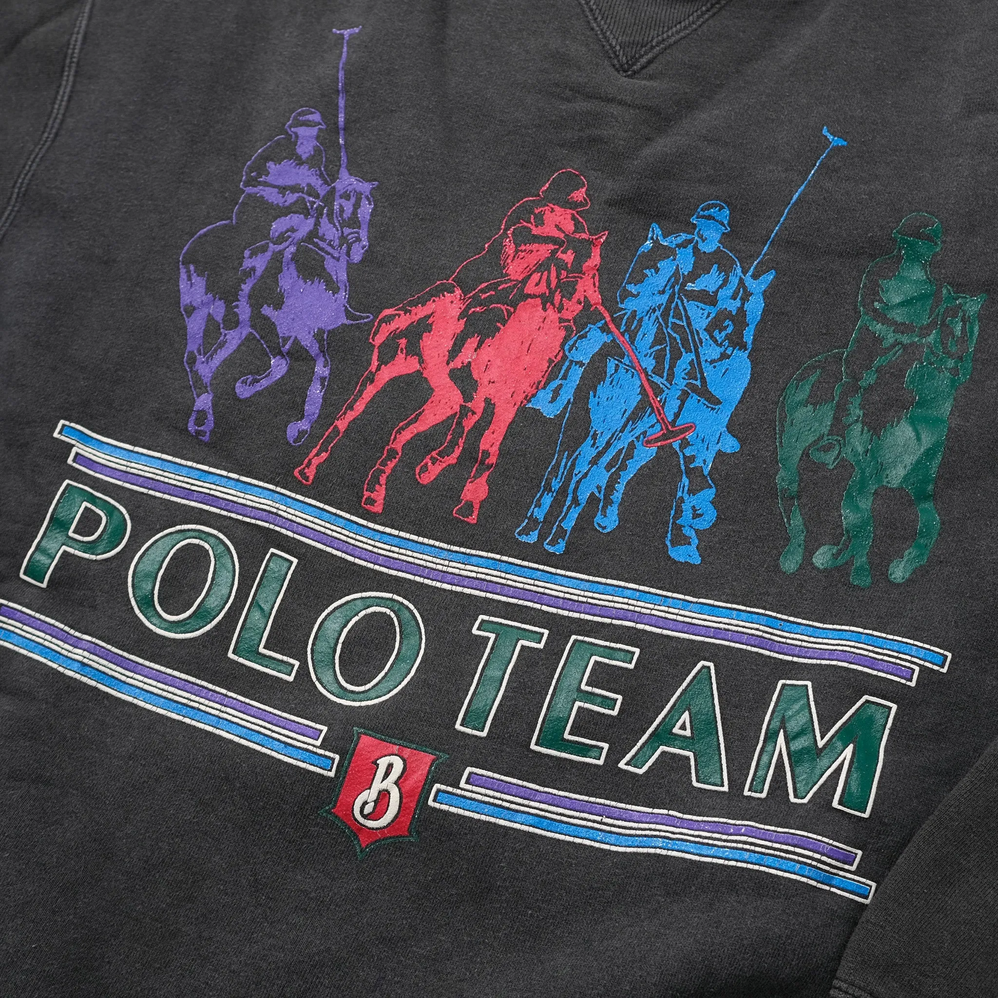 Vintage Polo Team Sweater Large