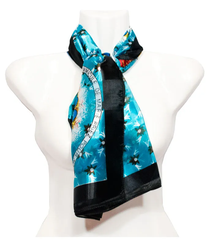 Virgin Mary Printed Silk Fashion Scarf Wholesale