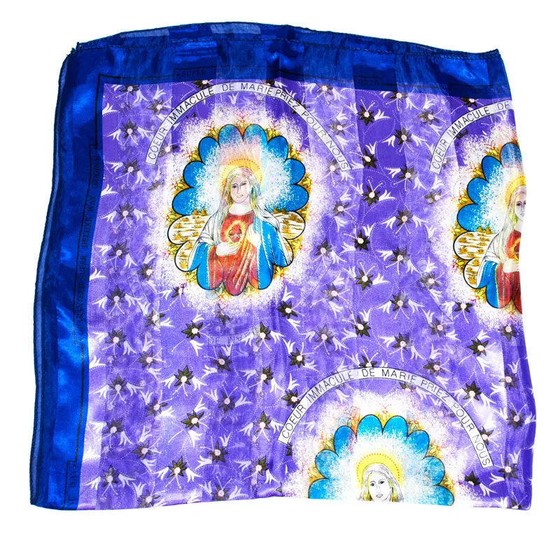 Virgin Mary Printed Silk Fashion Scarf Wholesale