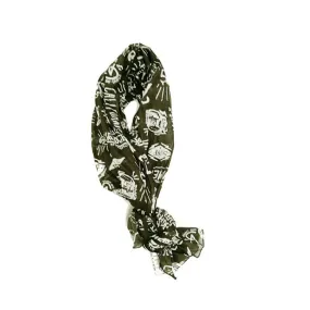 Von Dutch Printed Scarf - Black