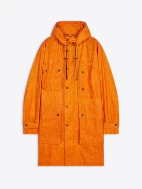 Waxed cotton parka