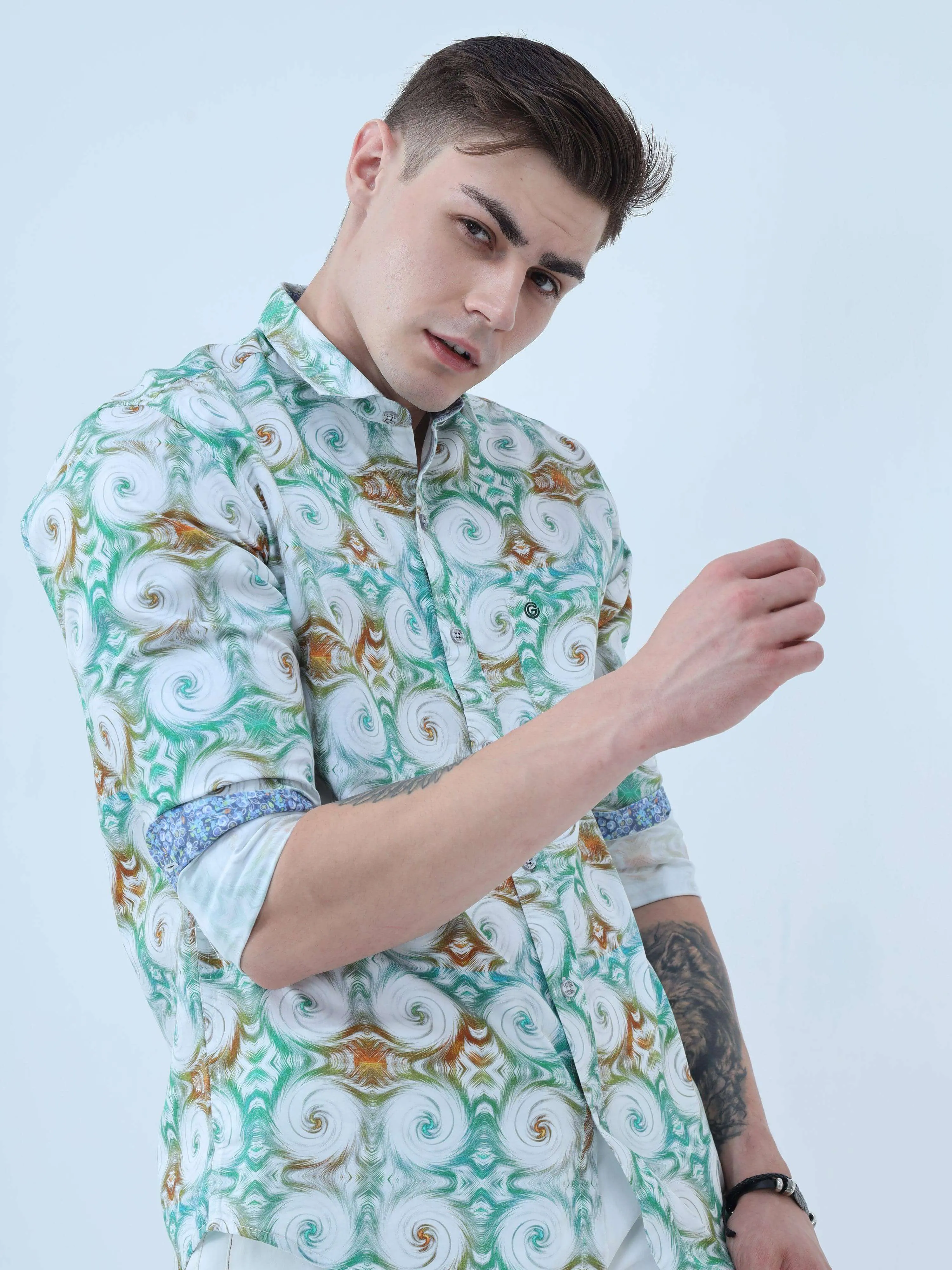 Whirlpool Digital Printed Full Shirt