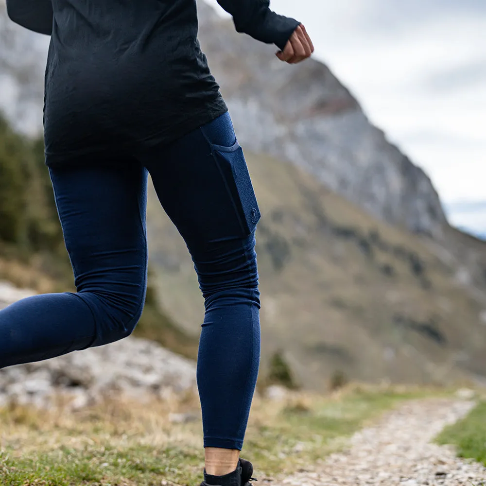 Womens 260 Merino Active Tights (Navy)