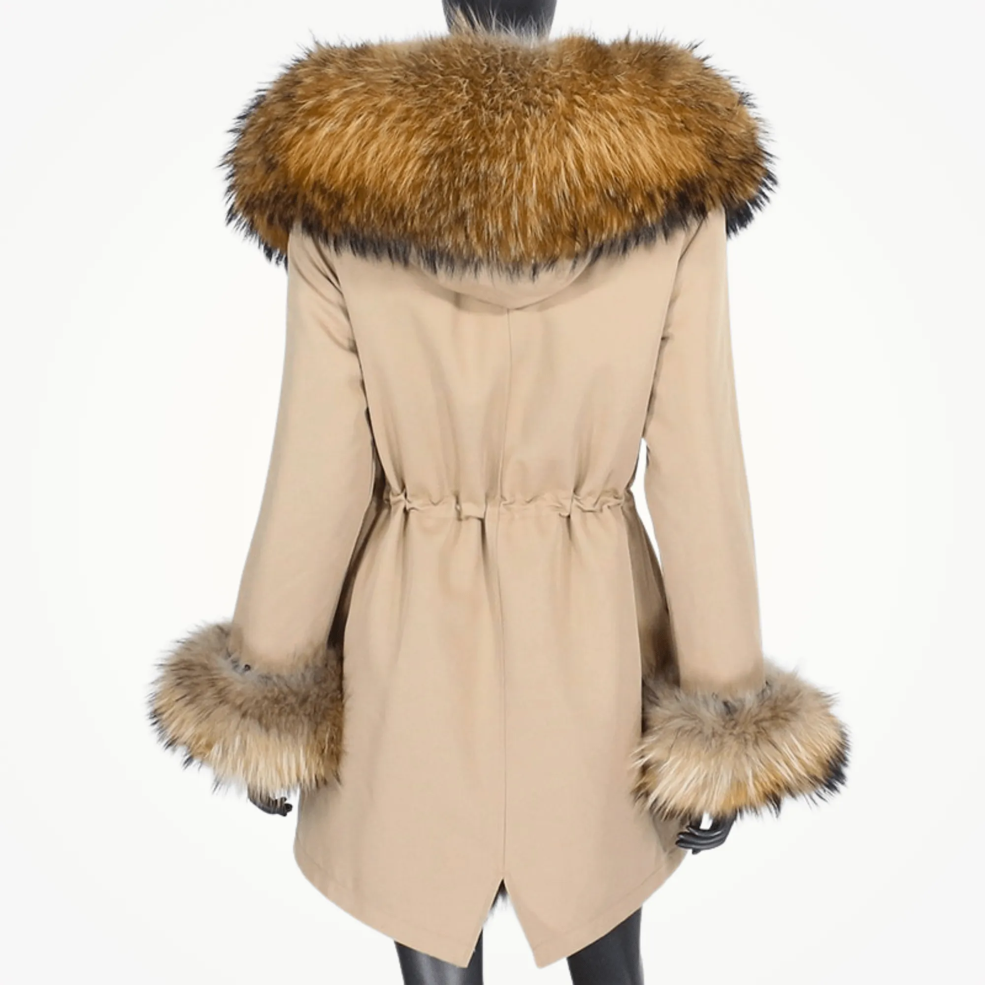 Women's Luxury Real Fur Waterproof Parka "Full Fur Alpha Style"