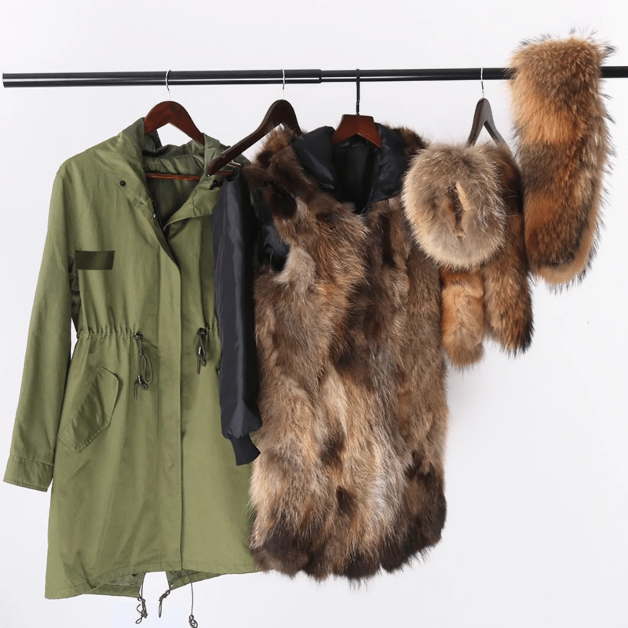 Women's Luxury Real Fur Waterproof Parka "Full Fur Alpha Style"