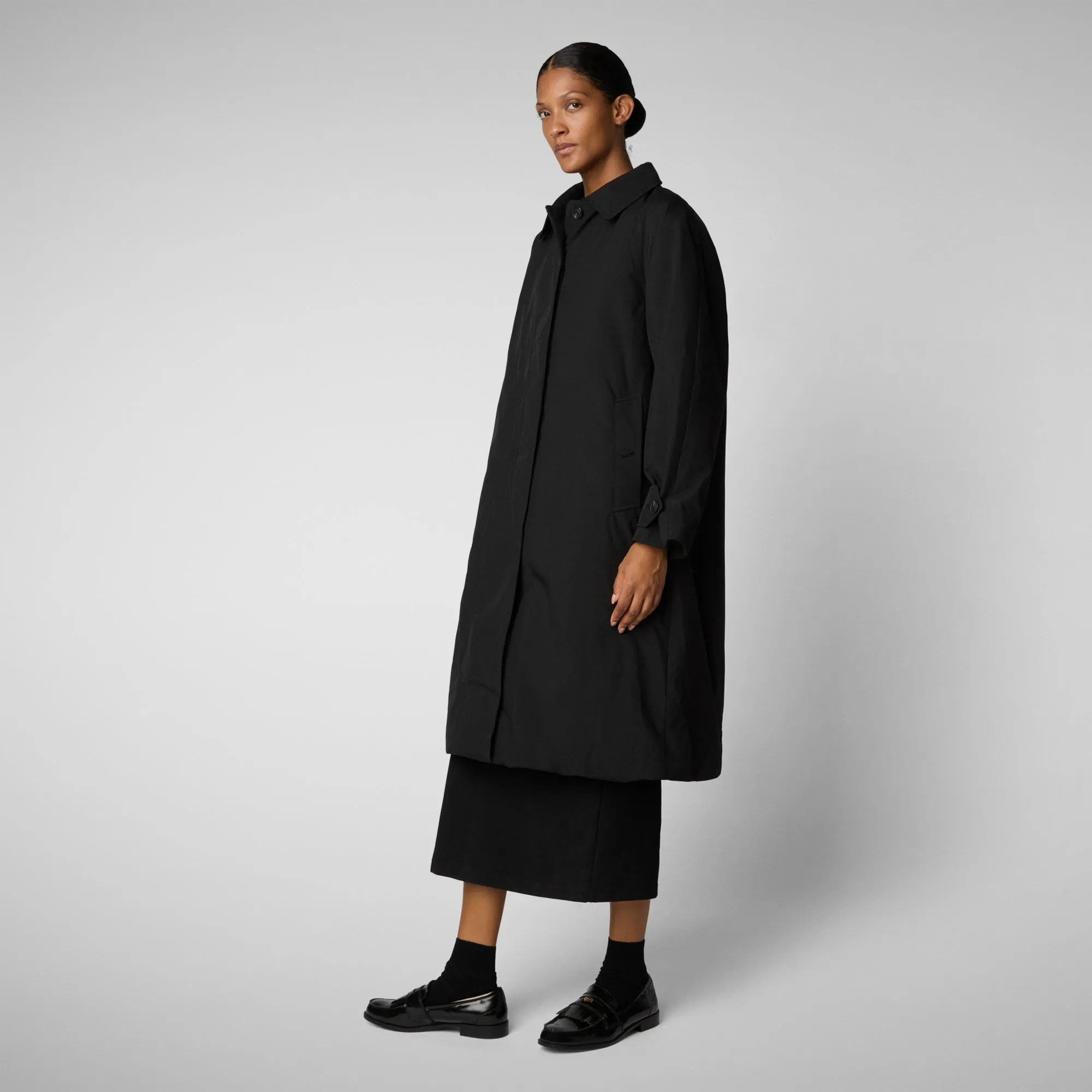 Women's Raincoat Zoey in Black