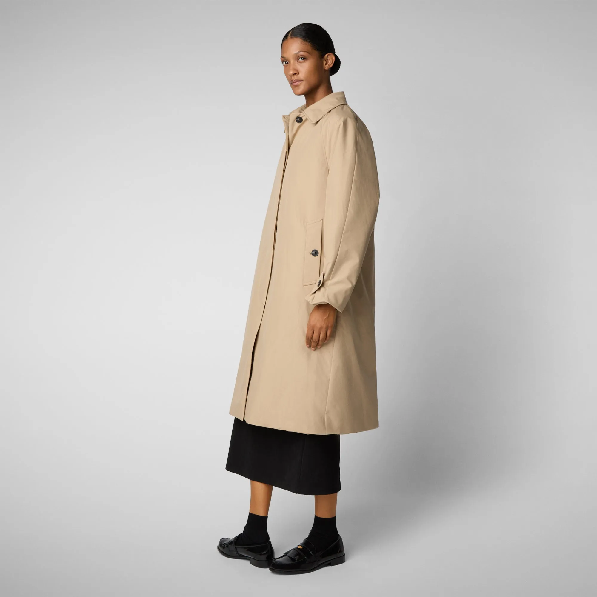 Women's Raincoat Zoey in STARDUST BEIGE