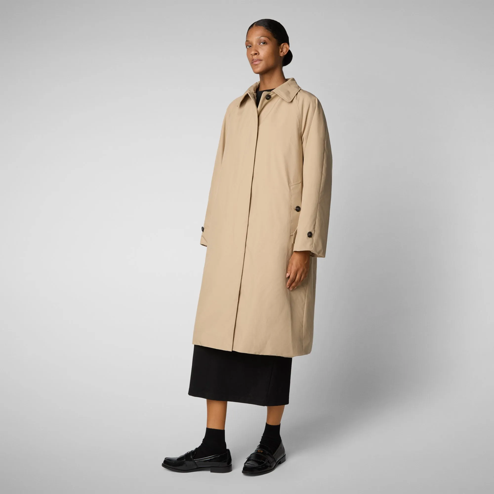 Women's Raincoat Zoey in STARDUST BEIGE