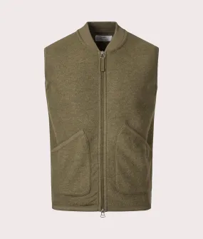 Wool Zip Gilet