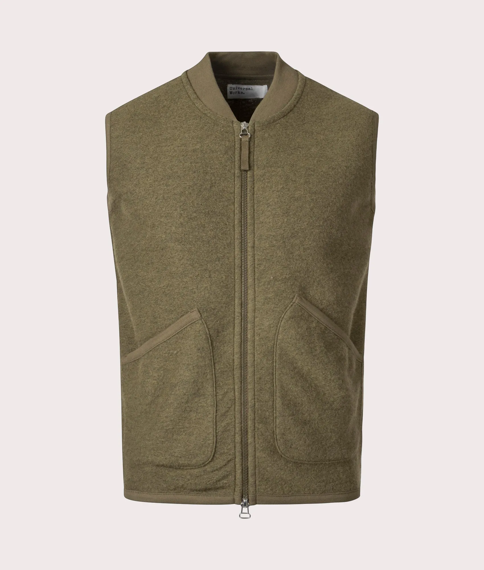 Wool Zip Gilet